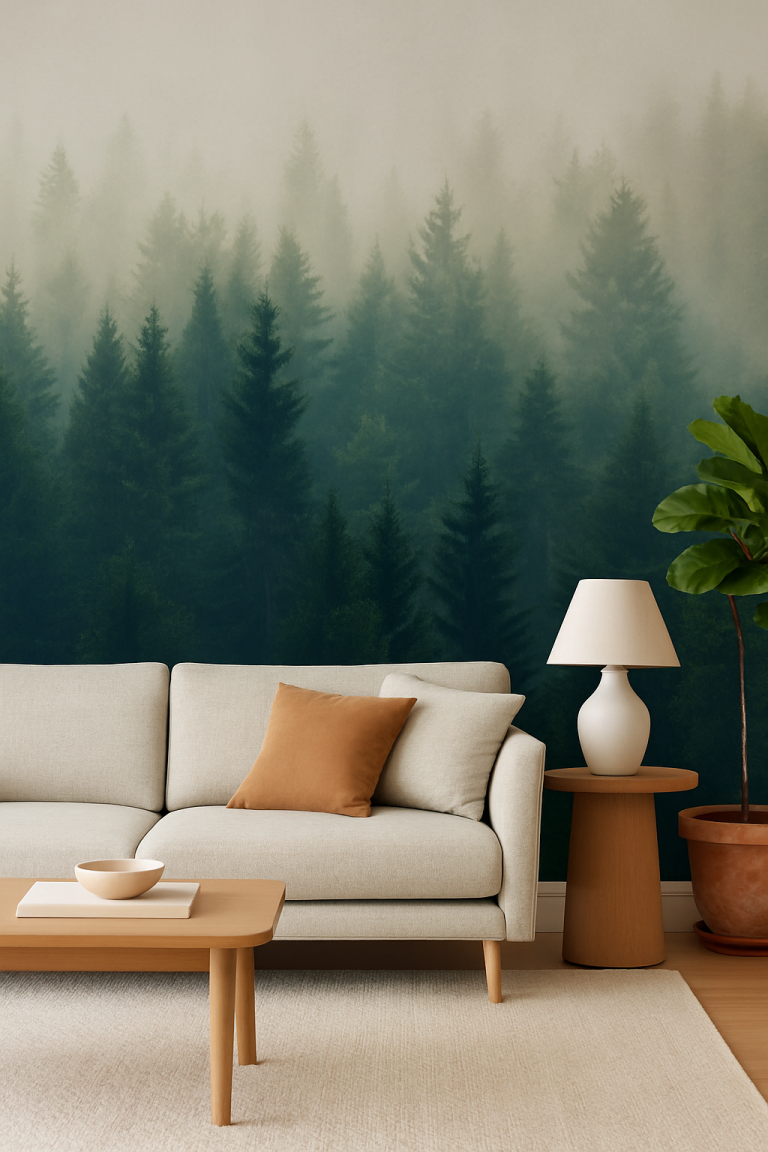 New look of walls: Using wallpapers for home decoration in a modern way